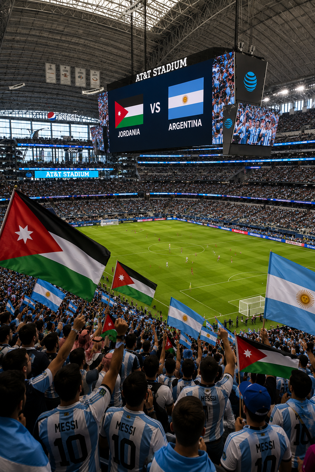 🇦🇷⭐ ¡Ve a Messi y Argentina en el AT&T Stadium. ¡No te quedes fuera!🔥🏆